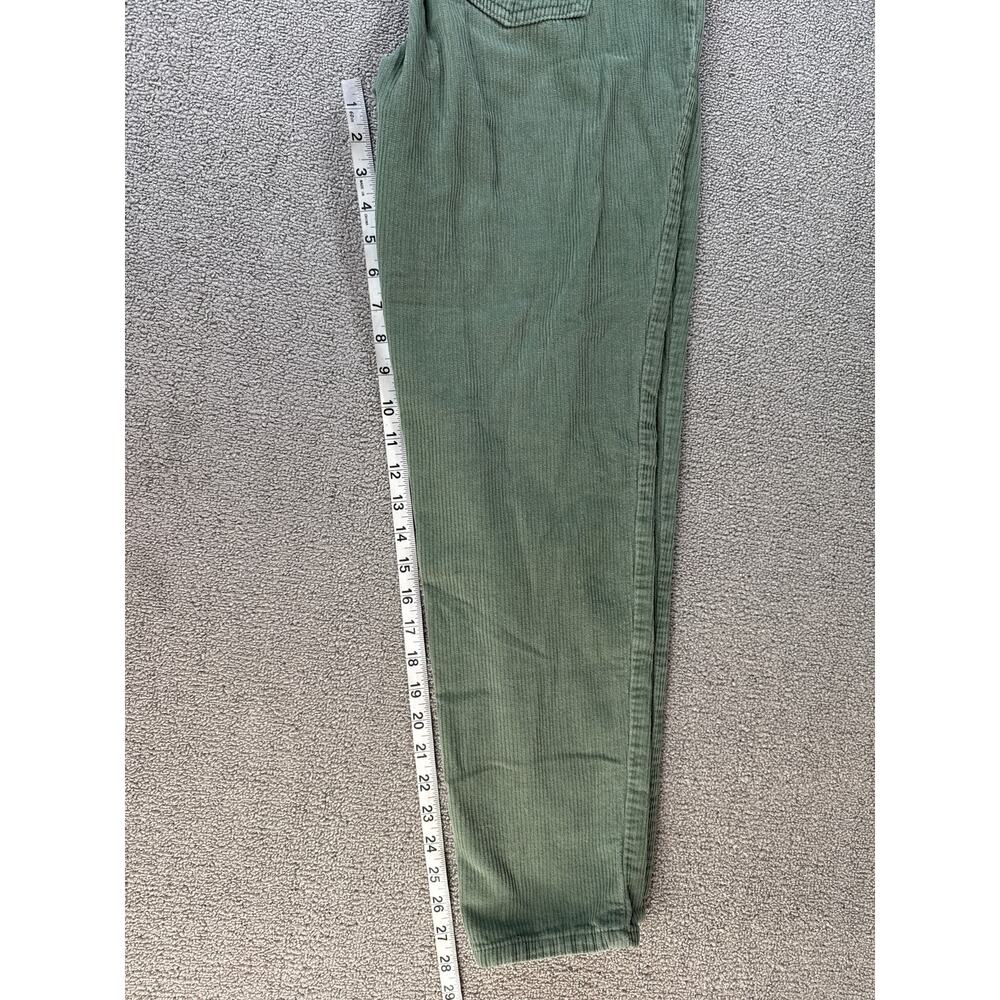 BDG Corduroy Pants Mom High Rise Cords Retro Green Size 25 - Picture 10 of 11